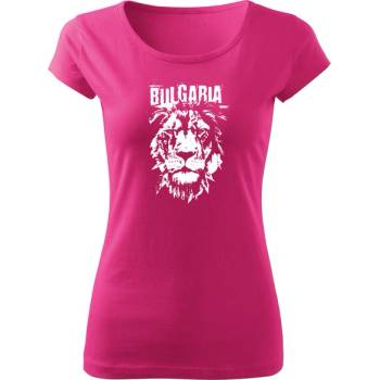 Image 1 of DRAGOWA дамска тениска с къс ръкав български лъв, розов (36654)