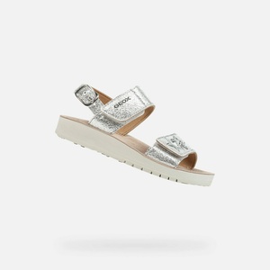 Geox Сребристи детски сандали Geox Sandal Costarei Geox | Srebaren | Момичешки | 39