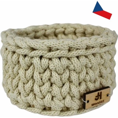 Ošatka na pečivo háčkovaná "M" Asa Selection COPPA KURO P.20cm