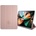 GUESS Saffiano Folio Cover - дизайнерски кожен кейс и поставка за iPad Pro 11 M1 (2021), iPad Pro 11 (2020), iPad Pro 11 (2018) (розов)