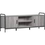 vidaXL ТВ шкаф 133 x 33 x 50 см Сив Сонома Инженерна дървесина (8013719)