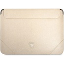 Guess Saffiano Triangle Metal Logo 3666339039882 stříbrná