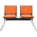 Alba multisedák plastový Filo, dvousedák, čalouněný