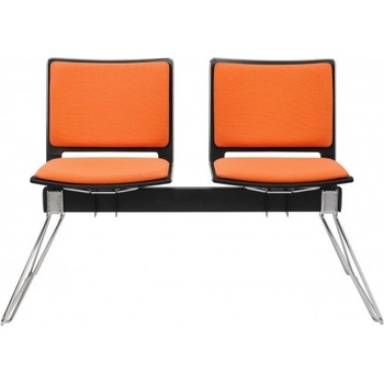 Alba multisedák plastový Filo, dvousedák, čalouněný