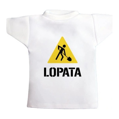 Tričko na láhev Lopata