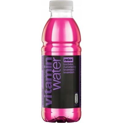 Vitaminwater Relax borůvka levandule 0,5 l