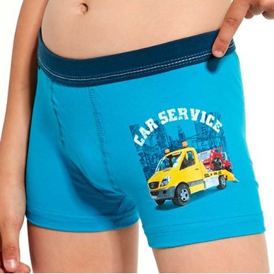 Cornette Kids Boy 701/91 Car Service chlapecké boxerky tyrkysová – Hledejceny.cz