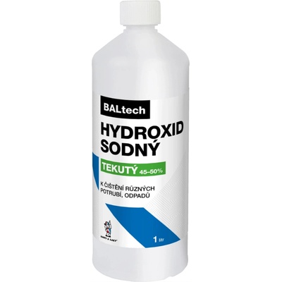 Baltech Hydroxid sodný k čištění odpadů, tekutý 1 l