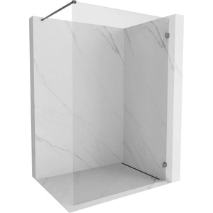 Mexen Lunar душ скрина Walk-in десен 50 x 200 см, прозрачен 8 мм, четка сиво оръжие - 830-050-000-66-00-P (830-050-000-66-00-P)