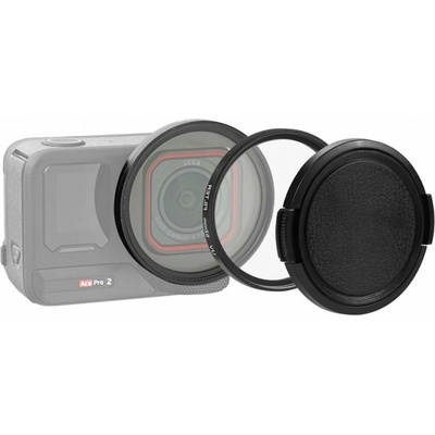 Puluz Sada filtrů 3v1 Adaptér UV filtru pro 52mm filtry s krytkou pro Insta360 Ace Pro 2 / Pu770b
