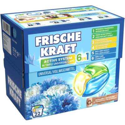 Frische Kraft 6v1 Kapsle na praní Univerzální 22 PD