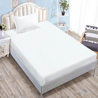 EmonaMall Долен чаршаф с ластик и калъфка (за матрак от 80x200 до 90x200) EmonaMall, 2 части - Модел S17770 (S17770-4444g4)