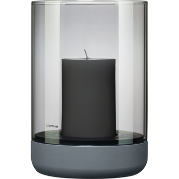 blomus Лампион за свещи Calma 22 см стоманеносив (66231)