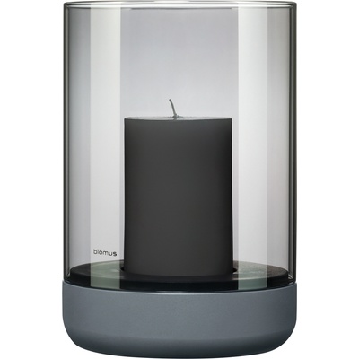 blomus Лампион за свещи Calma 22 см стоманеносив (66231)