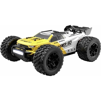 MJX bíložlutá černá Brushless 1:14 RC model auta elektrický Truggy 4WD RtR 2,4 GHz vč. akumulátorů