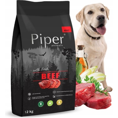 Piper Animals s hovězím masem 12 kg