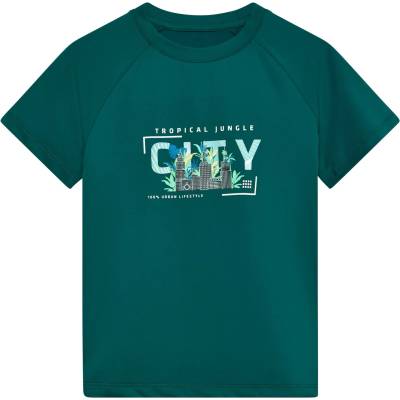 Color Kids Детска спортна тениска Color Kids Kid's T-Shirt with Print S/S Sport shirt - Mediterranea - размер 116 (EU) (704-5849-0215)