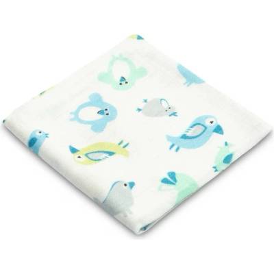 Бамбукова Пелена Син Birds 75X75