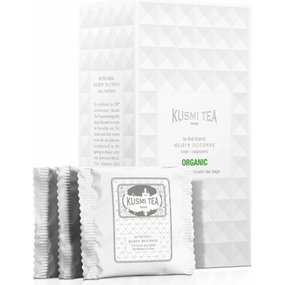 Kusmi Tea Biely čaj ALAIN DUCASSE 20 mušelínových vrecúšok