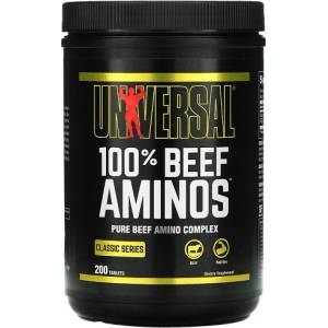 Universal Nutrition 100% Beef Aminos, 200 Tablets
