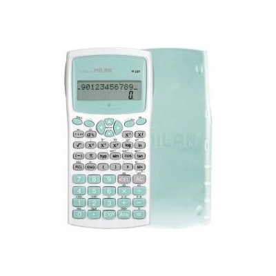 MILAN Scientific Calculator Milan M240 Antibacterial Edition Turquoise White (16, 7 x 8, 4 x 1, 9 cm)