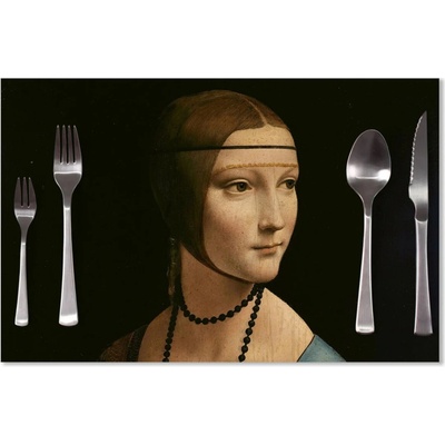 Sablio Prestieranie Dáma s hranostajom - Leonardo da Vinci 40x30cm
