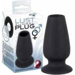 You2Toys Lust Tunnel Plug M Silicone Hollow Plug Black 10 cm
