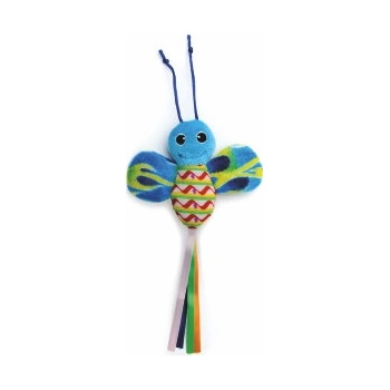 JK motýl šustící modrý 28cm