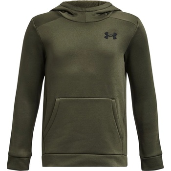 Under Armour Суитшърт с качулка Under UA Armour Fleece Graphic HD-GRN 1379801-390 Размер YXS