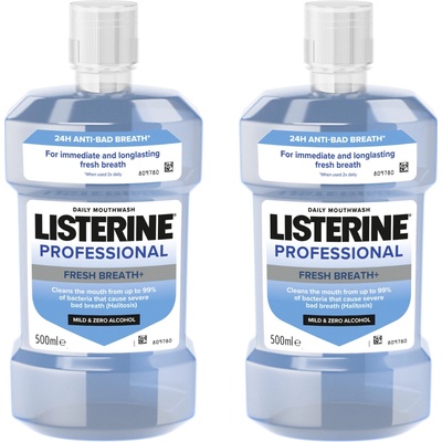 Listerine Professional Fresh Breath+ 2 × 500 ml