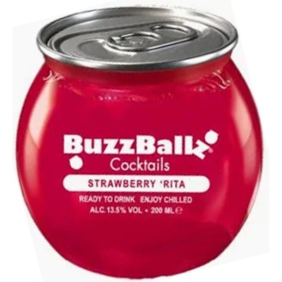 BuzzBallz Coctails Strawberry Rita 13,5% 0,2 l (holá láhev)