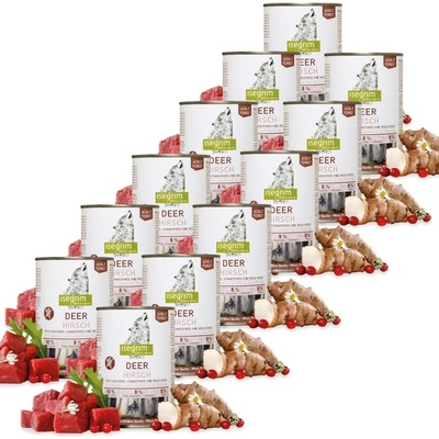 Isegrim Dog Adult Deer with Sunchoke Cowberries & Wild Herbs 12 x 400 g