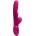 VIVE Kura - Thrusting G-Spot Vibrator with Flapping Tongue and Pulse Wave Stimulator - Pink