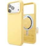elago Силиконов (TPU) калъф с MagSafe за iPhone 17 Pro Max - Elago Magnetic Soft Silicone Case (жълт) (ES17MSSC69PRO-YE)