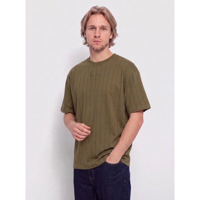Karl Kani Small Signature Essential Pinstripe green