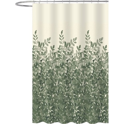Aqualine ZP012 bílý se zelenými listy 180 x 200 cm – Zboží Dáma