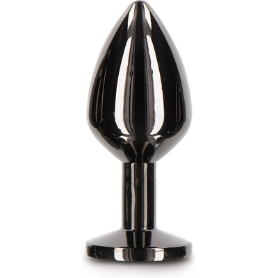 TABOOM Bondage Essentials Butt Plug With Diamond Jewel M Black