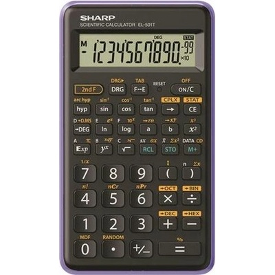 SHARP "EL-501TBVL", černá-fialová