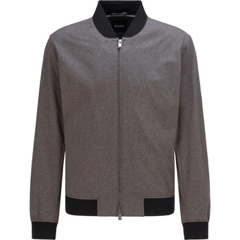 HUGO BOSS Men's 1/4 Zip Fleece - Medium Grey