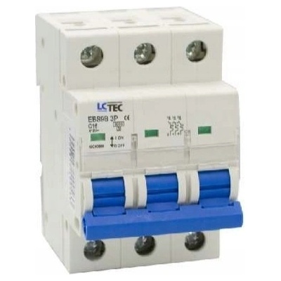 LC jistič HBS 3P 3M 3F C 16A 10kA