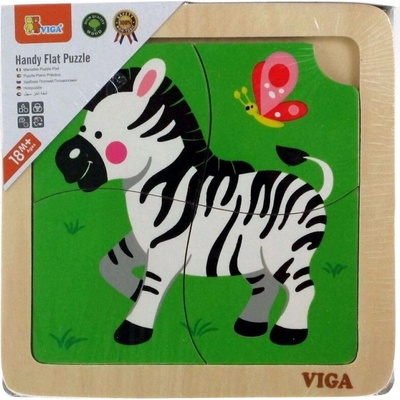 Viga puzzle zebra 4 dílky