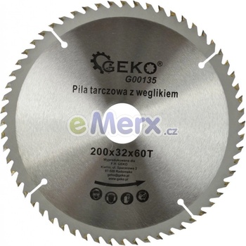GEKO Kotouč pilový vidiový, 200x32x60T