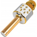 BEZDRÔTOVÝ MIKROFÓN KARAOKE BLUETOOTH OKRÚHLY
