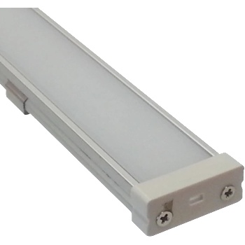 Алуминиев профил 1м за led лента (широк) (0753-1)