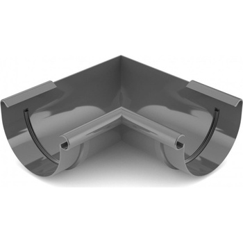 Covernit Plastový roh žľabu vnútorný 125 mm antracit