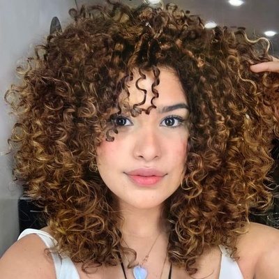 Colorfulpanda Afro Kinky Curly Women Krátké vlnité paruky – Zboží Dáma