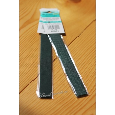 Stuhový uzávěr 20 mm kus 15 cm, tmavě zelený