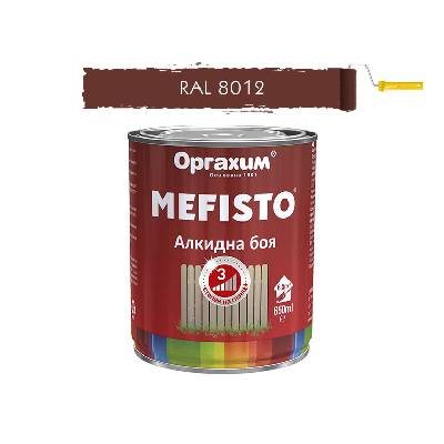 АЛКИДНА БОЯ МЕФИСТО ral 8012 0.650л КАФЯВА (11-103182)