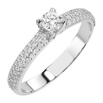 Cara Diamanti Пръстен от бяло злато с диаманти Cara Diamanti K101-10023W (K101-10023W)