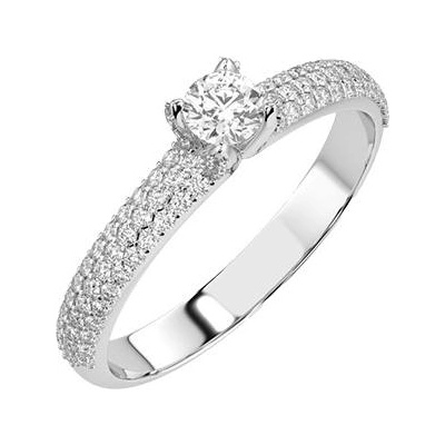 Cara Diamanti Пръстен от бяло злато с диаманти Cara Diamanti K101-10023W (K101-10023W)